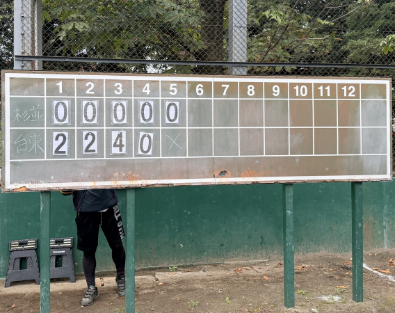 杉並PTAカップ野球大会　二回戦突破!